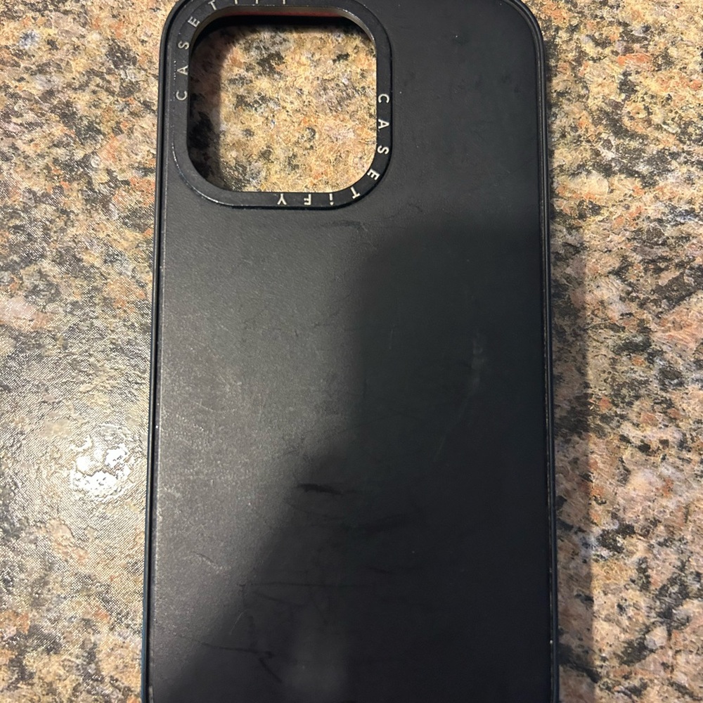 Casetify Black Minimalist iPhone Case